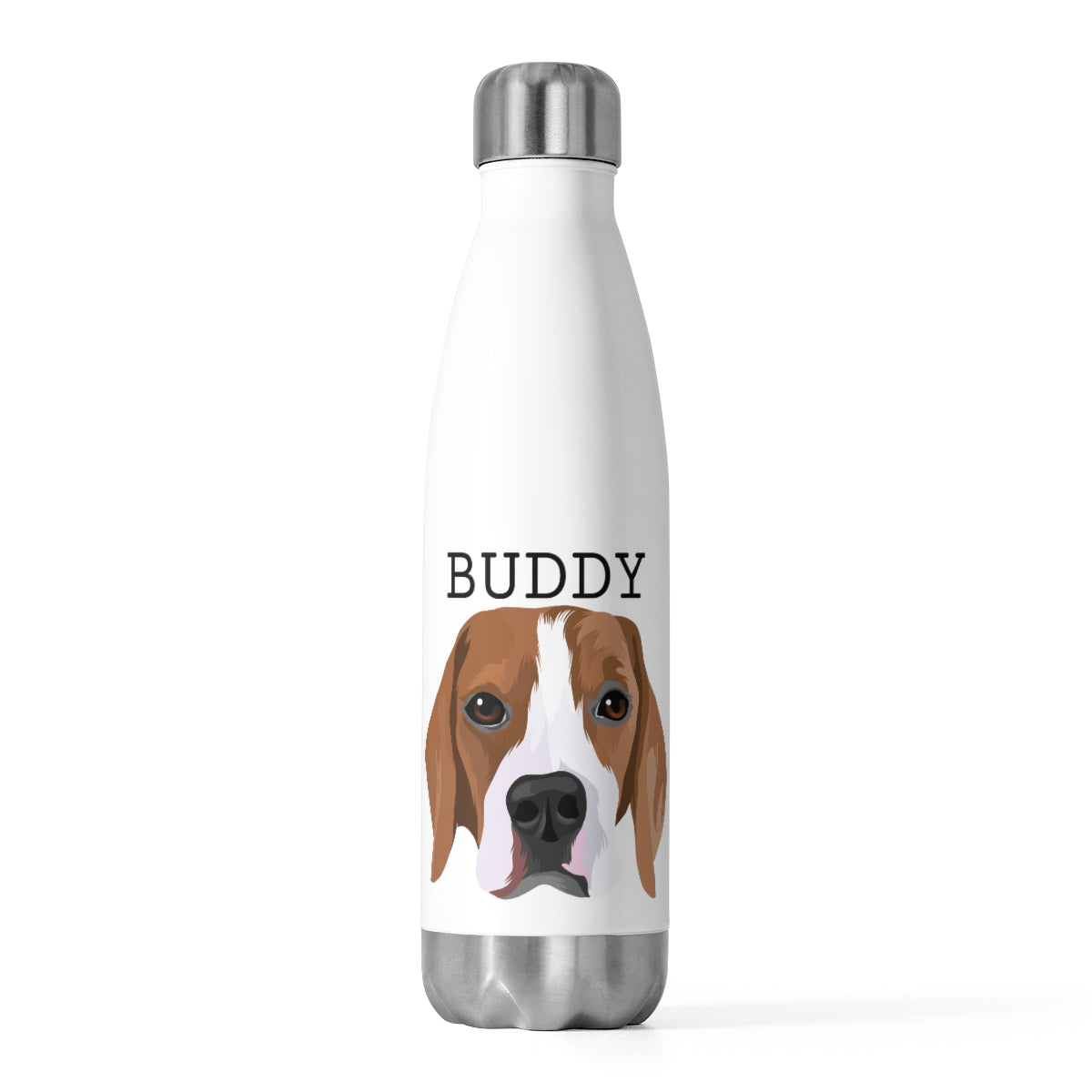Custom Pet Portrait Water Bottle