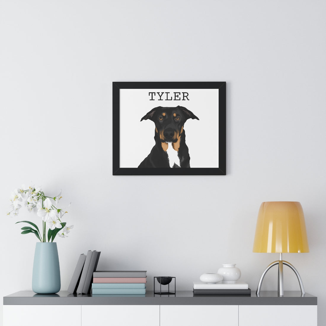 Tips on Decorating Your Living Room Through Pet Portrait Prints