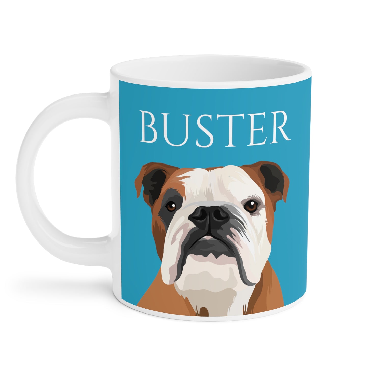 Customised Pet Portrait White Mug