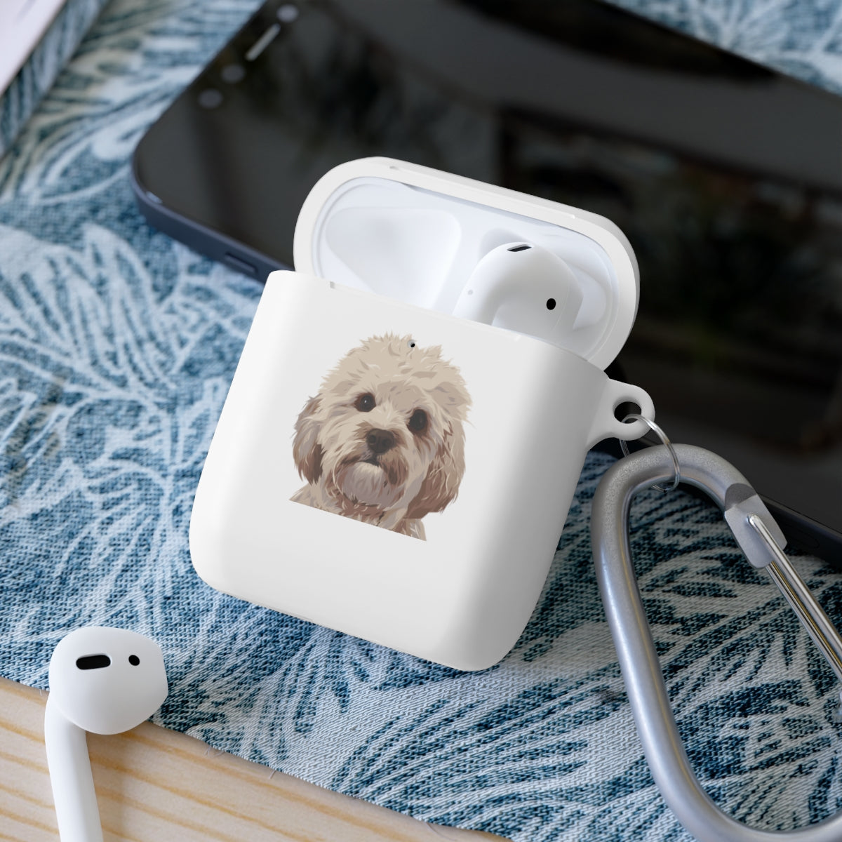 Customised Pet Portrait AirPods Case